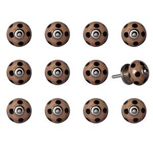 Knob-It Home Decor Classic Cabinet & Drawer Knobs | 12-Piece | K3740